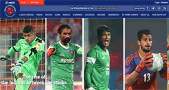 Desktop Screenshot of indiansuperleague.com